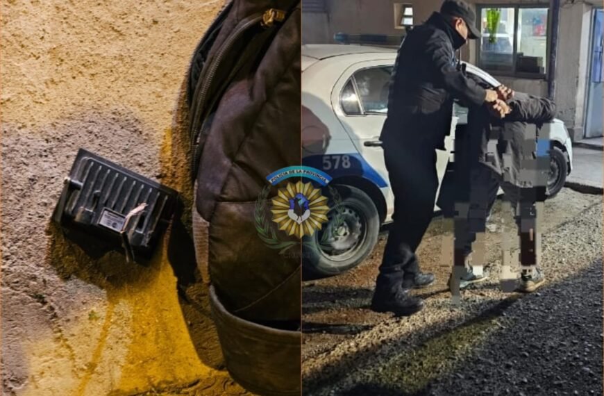 Detuvieron a un hombre por robar una luminaria&hellip;