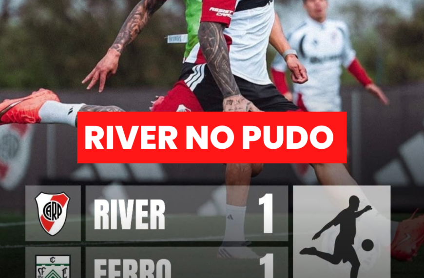 😂🔴⚪️ ¡RIVER NO PUDO CON FERRO NI EN UN AMISTOSO! EMPATÓ 1-1